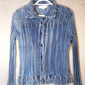 Great Cavalier by St. Paul Blue Denim Jacket Size L